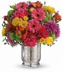 Pleased As Punch Bouquet Cottage Florist Lakeland Fl 33813 Premium Flowers lakeland